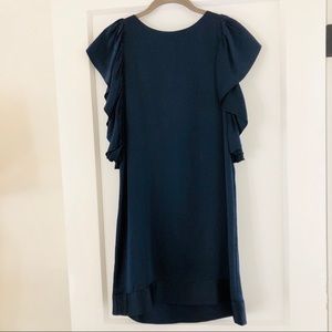 Sunner brand navy silk dress size 2